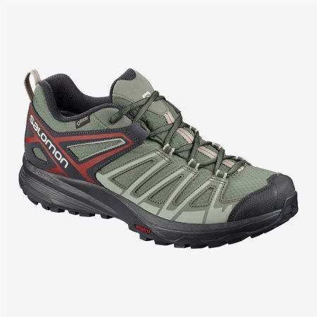 Scarpe Trekking Salomon X CREST GTX Uomo Verdi IT 5-C87